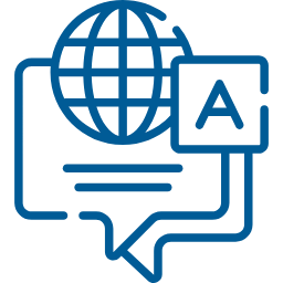 Apoio local e em português