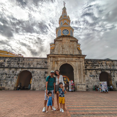 Família Rota Constante em Cartagena